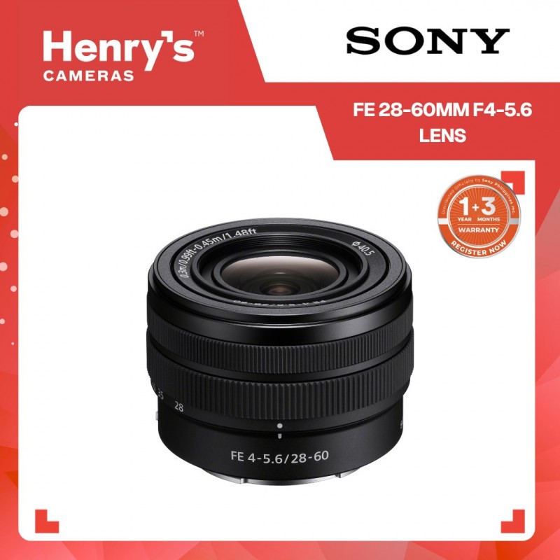 SONY FE 28-60MM F4-5.6 LENS (SONY PHIL)